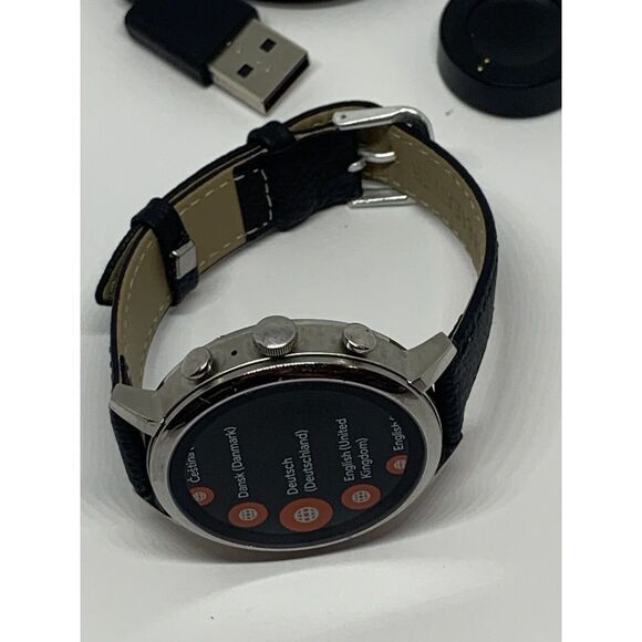 Fossil Gen 4 Authentic Digital Dial Smart Watch Custom Band FTW6014 QT334 - Picture 8 of 12
